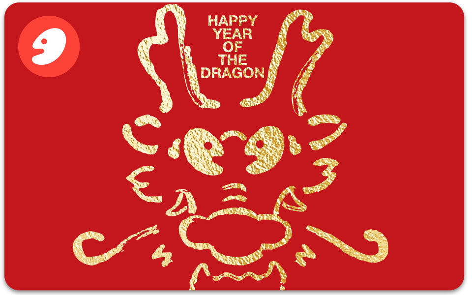 Gift Card-Happy Year of Dragon