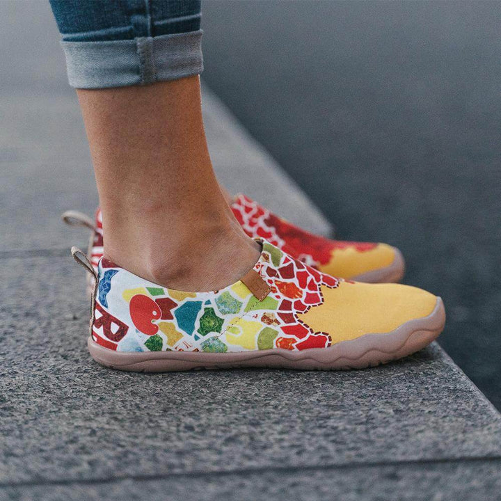 VIVA LA VIDA Women Art Painted Slip-on Shoes Women UIN