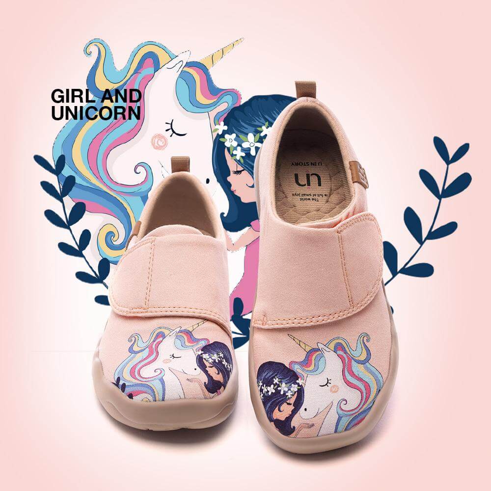 GIRL AND UNICORN Microfiber Leather Kids Shoes Kid UIN