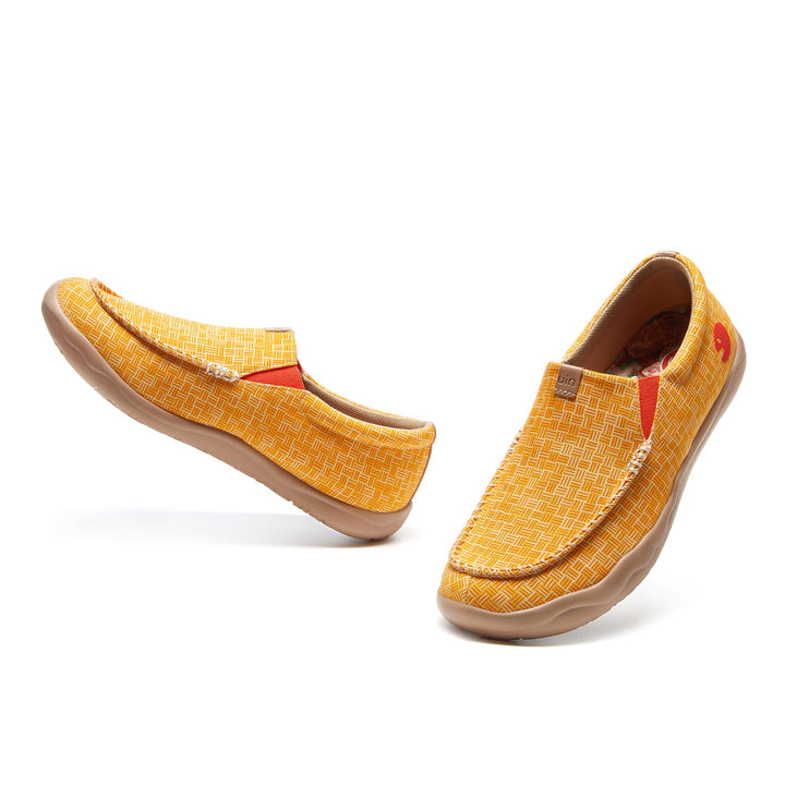 Woven Shadow Yellow Toledo A4 Women