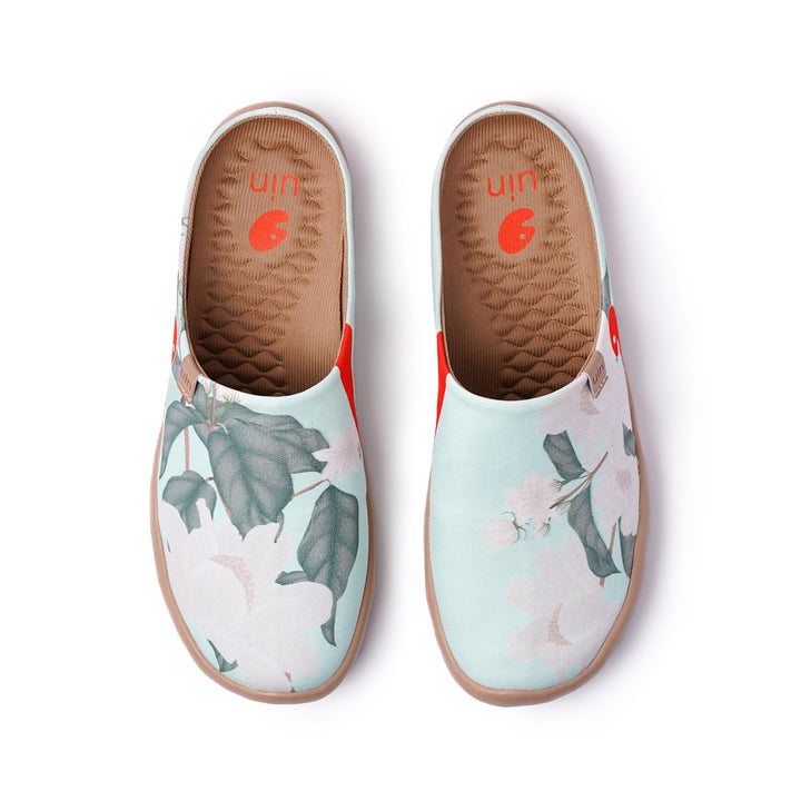Minty Peony Malaga Slipper Women