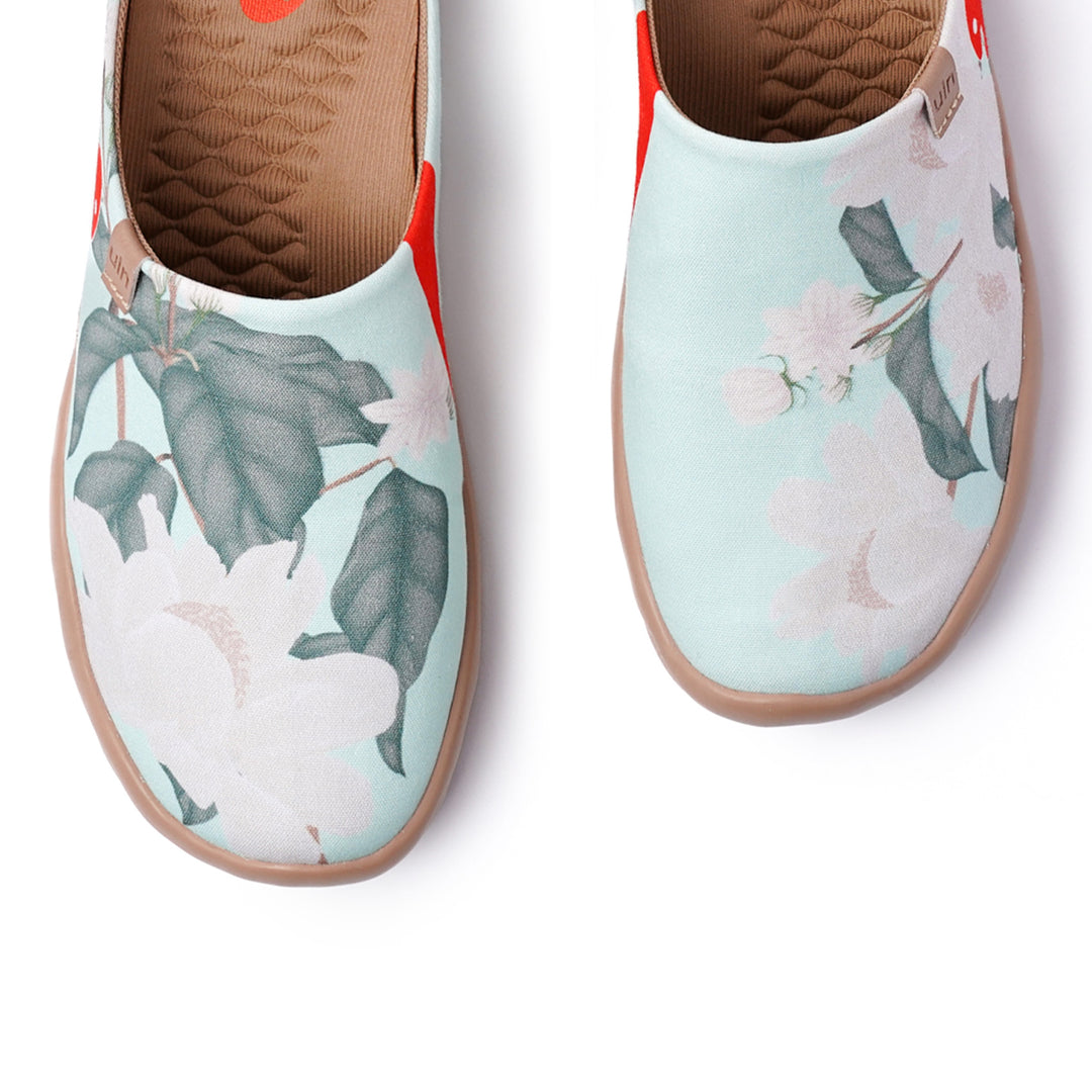 Minty Peony Malaga Slipper Women