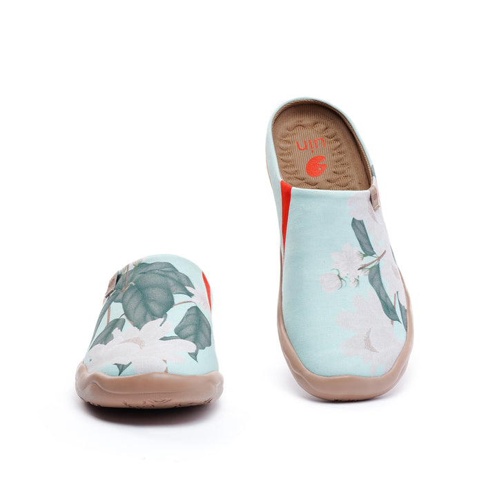 Minty Peony Malaga Slipper Women