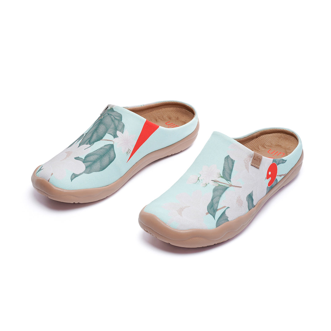 Minty Peony Malaga Slipper Women