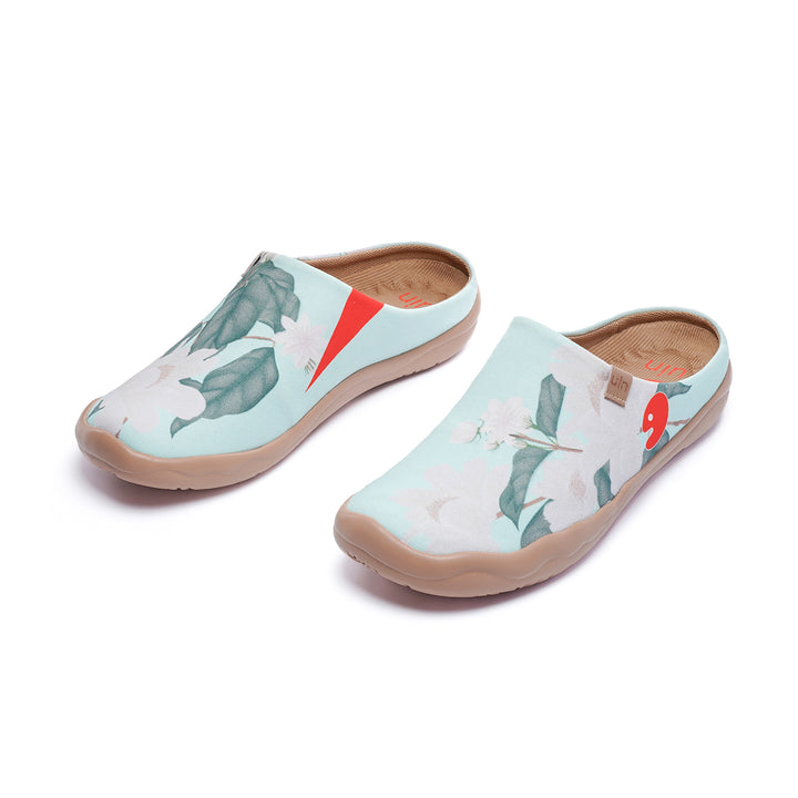 Minty Peony Malaga Slipper Women
