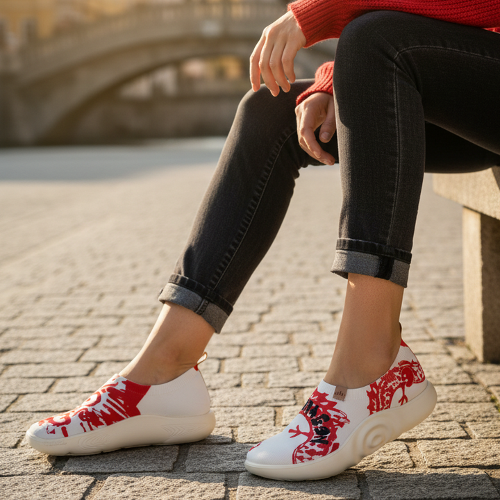 UIN Footwear Women Good Fortune Rolling Toledo X Women Canvas loafers