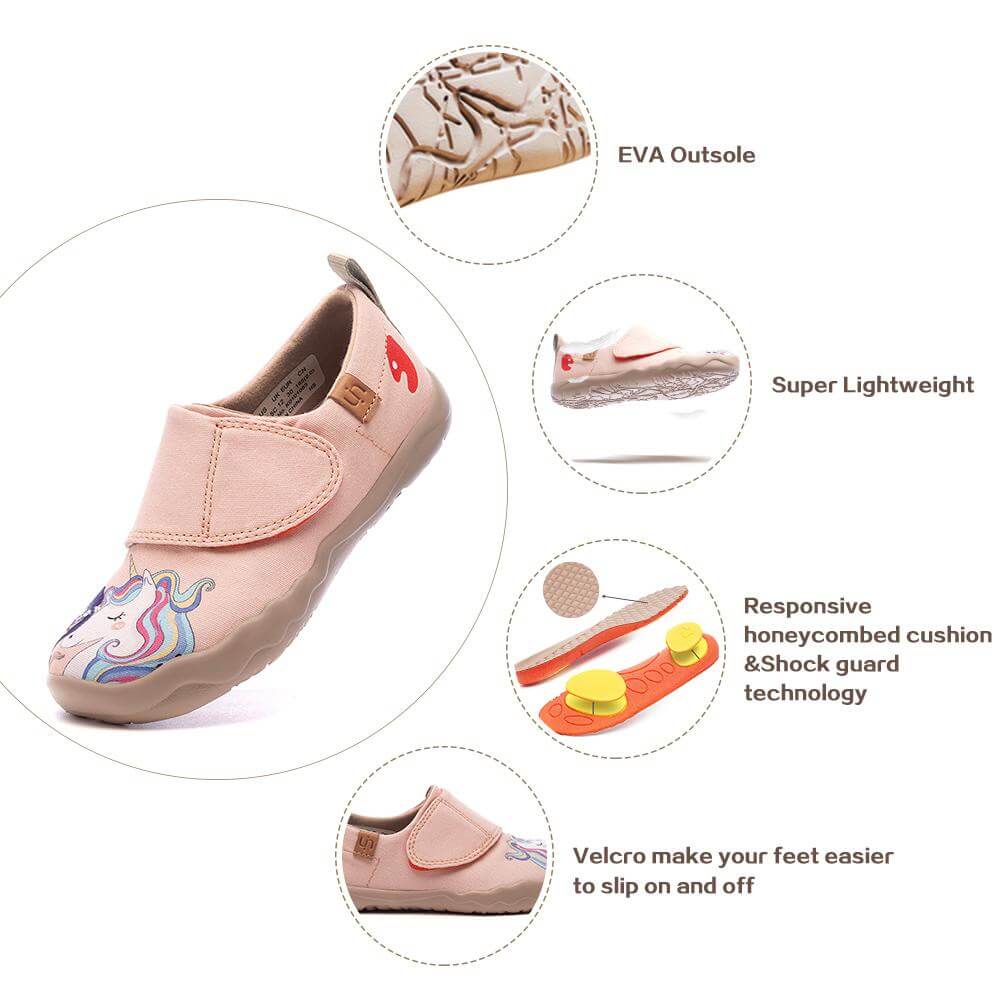 GIRL AND UNICORN Microfiber Leather Kids Shoes Kid UIN