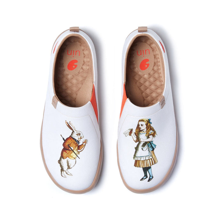 UIN Footwear Men John Tenniel Alice's Adventures in Wonderland Toledo I Men Canvas loafers