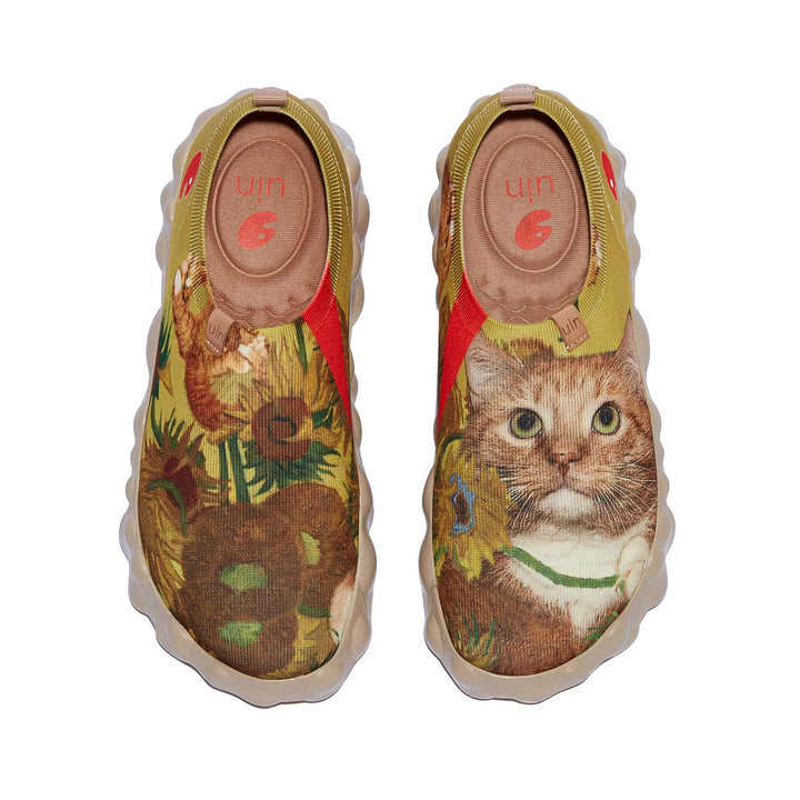 UIN Footwear Men Sunflowers and Cat 2 Toledo VI Men Canvas loafers