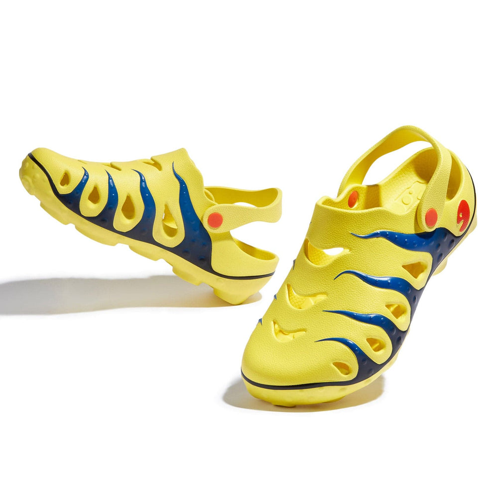 UIN Footwear Men Yellow & Black Octopus I Men Canvas loafers