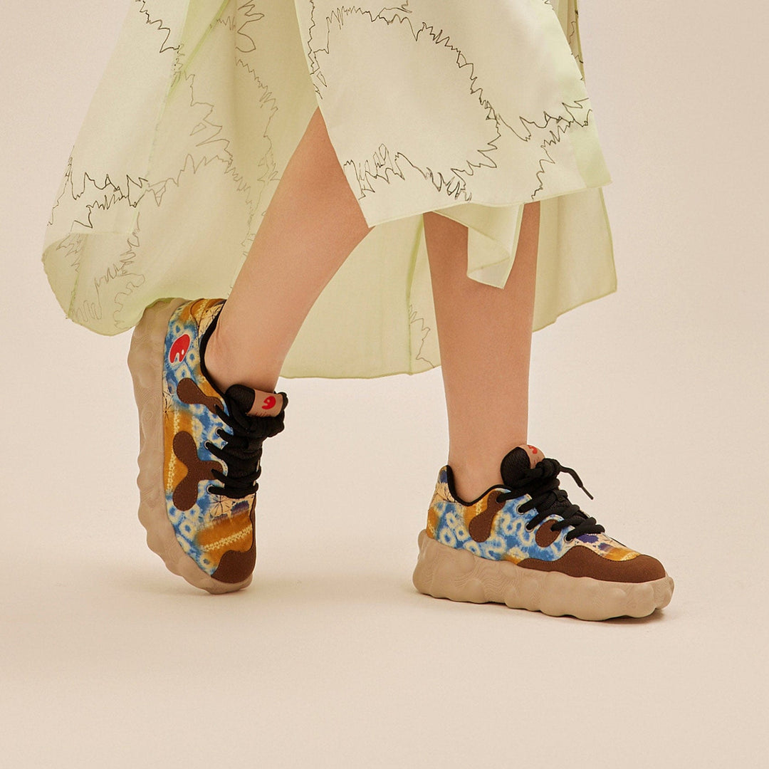 UIN Women's Art Travel Walking Shoes Casual Lightweight Wide Toe