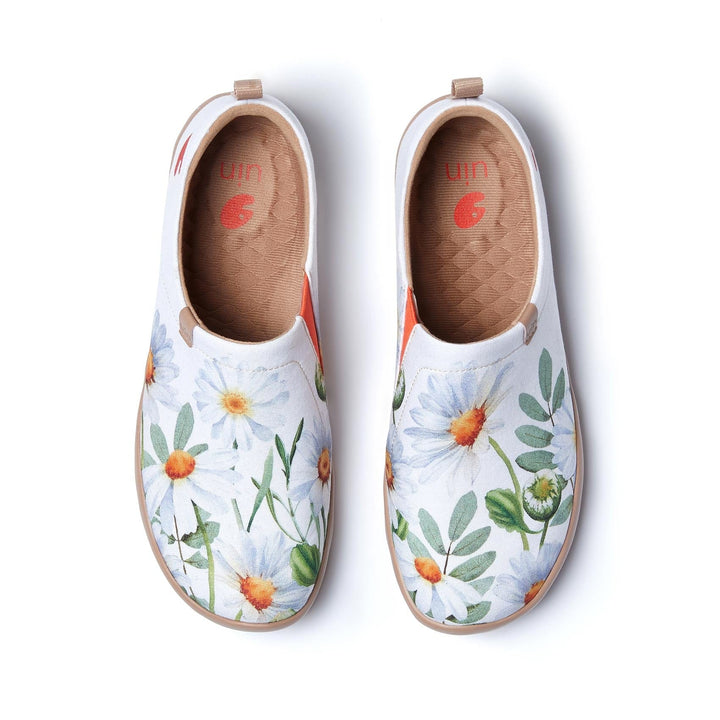 UIN Footwear Women Elegant Daisies Toledo I Women Canvas loafers