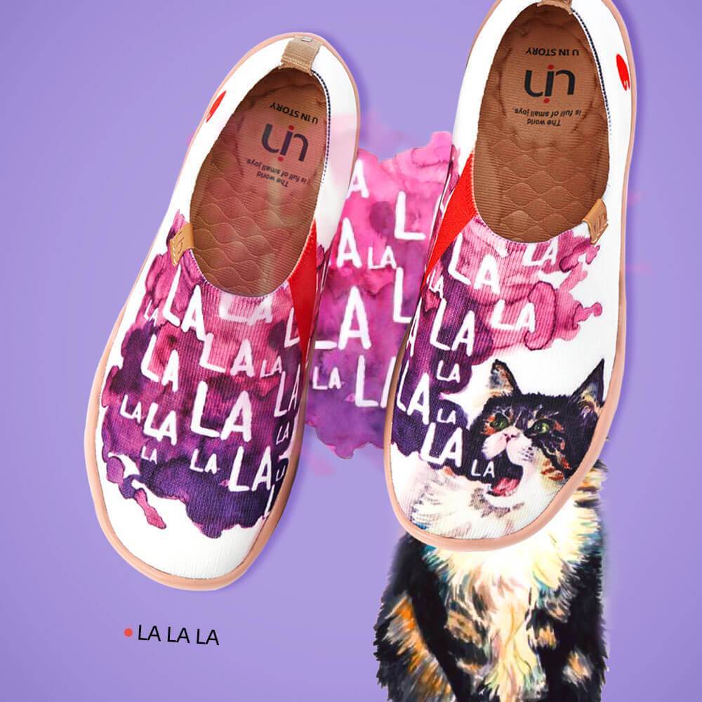 UIN Footwear Women LA LA LA Canvas loafers