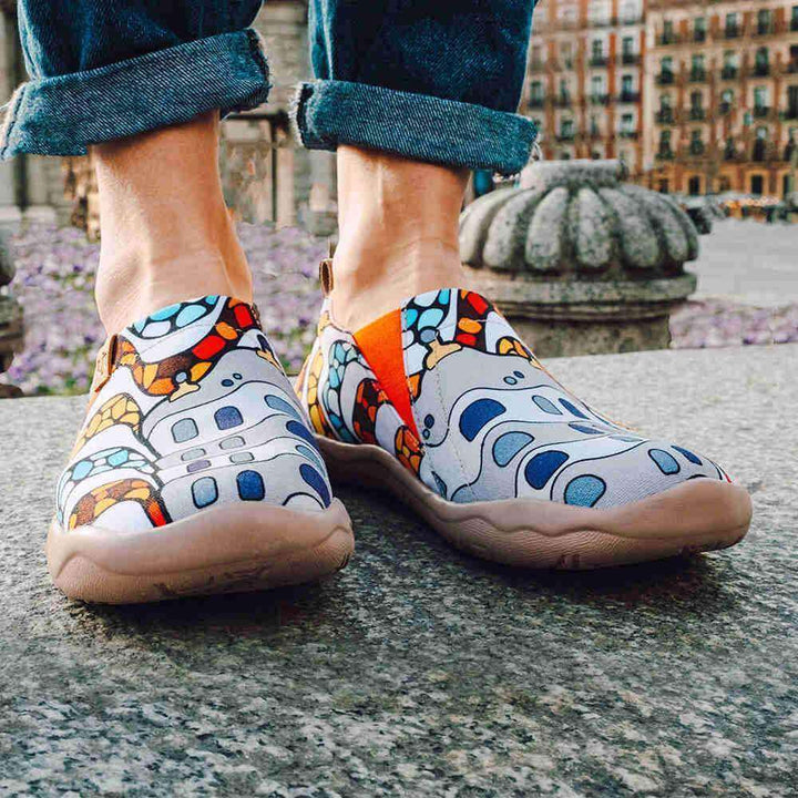 LA PEDRERA Women Canvas Art Painted Shoes Women UIN