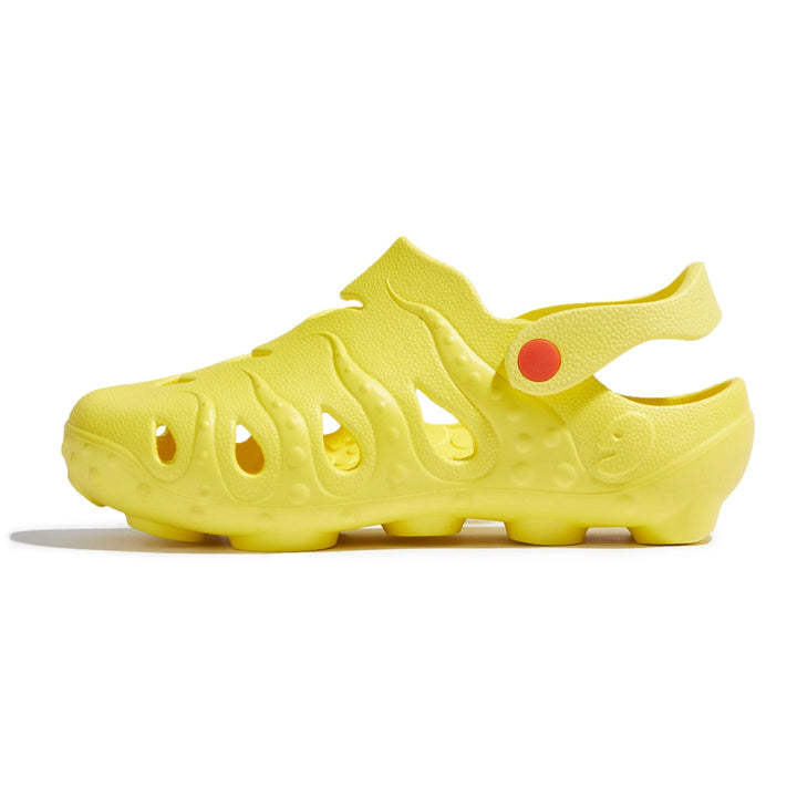 UIN Footwear Women Maize Yellow Octopus I Women Canvas loafers