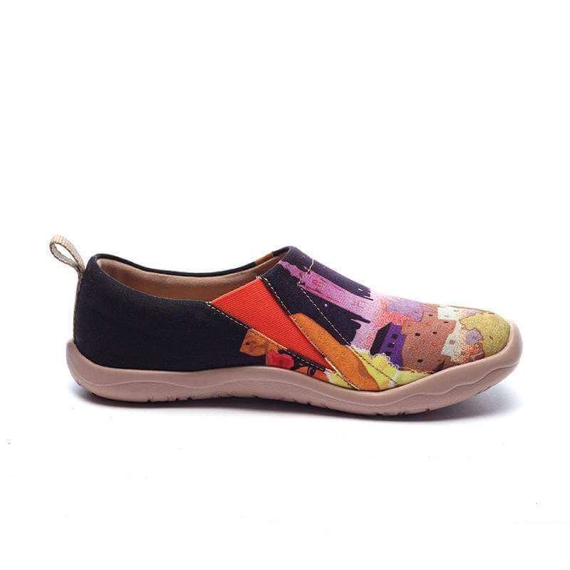 MIDNIGHT PRINCESS Painted Shoes for Lady Women UIN