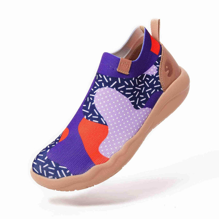 UIN Footwear Women (Pre-sale) Endless Purple Pursuit Canvas loafers