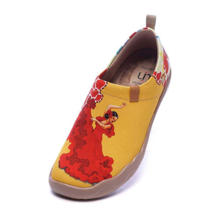 VIVA LA VIDA Women Art Painted Slip-on Shoes Women UIN
