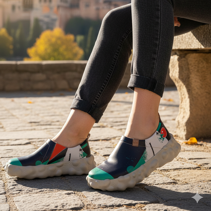 UIN Footwear Women Modernism Mood Toledo VI Women Canvas loafers