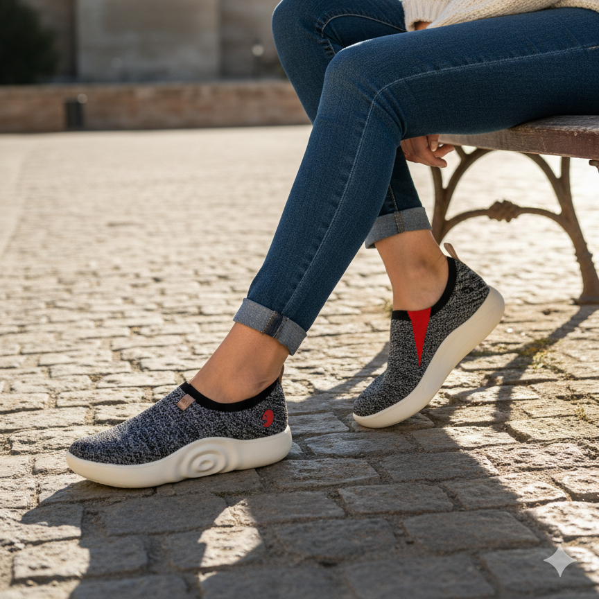 UIN Footwear Women Bouncing Black Toledo X Women Canvas loafers