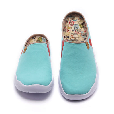 Marbella Blue Slipper- Women Men Canvas Casual Shoes