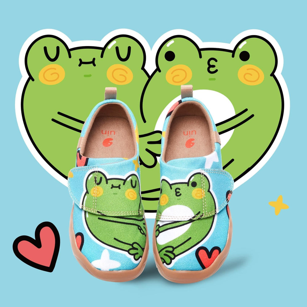 UIN Footwear Kid Froggy Love Toledo I Kid Canvas loafers