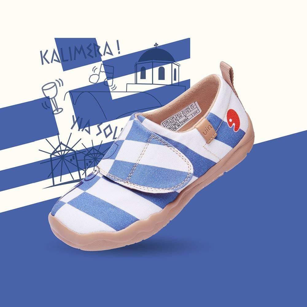 UIN Footwear Kid Greek Girl Kid Canvas loafers