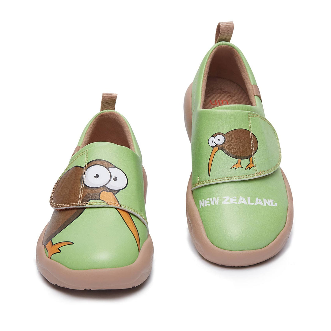 UIN Footwear Kid Kiwi-Apple Green Toledo II Kid Canvas loafers