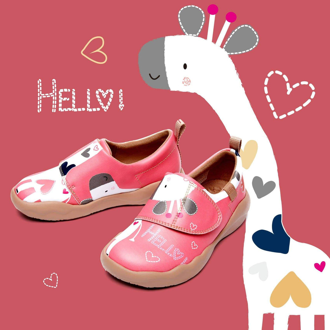UIN Footwear Kid Little Deer-Pink Toledo II Kid Canvas loafers