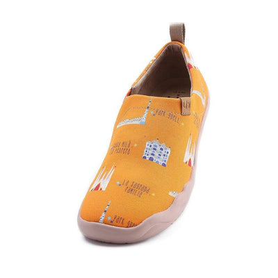 UIN Footwear Men Art City Canvas loafers