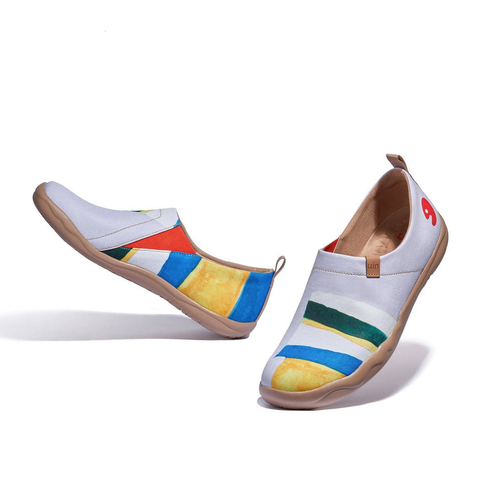 UIN Footwear Men Collage Colors Toledo I Men Canvas loafers