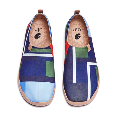 UIN Footwear Men Deep Cube Canvas loafers