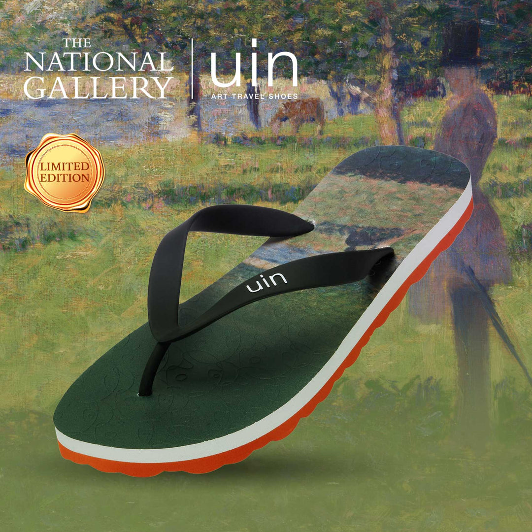 UIN Footwear Men Georges Seurat Study for 'La Grande Jatte�?Blanes Men Canvas loafers