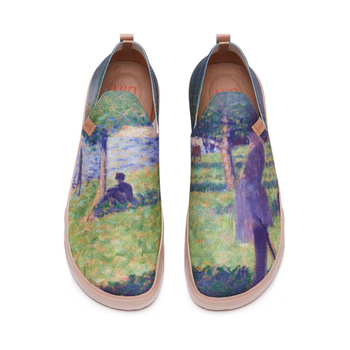 UIN Footwear Men Georges Seurat Study for 'La Grande Jatte�?Fuerteventura Men Canvas loafers