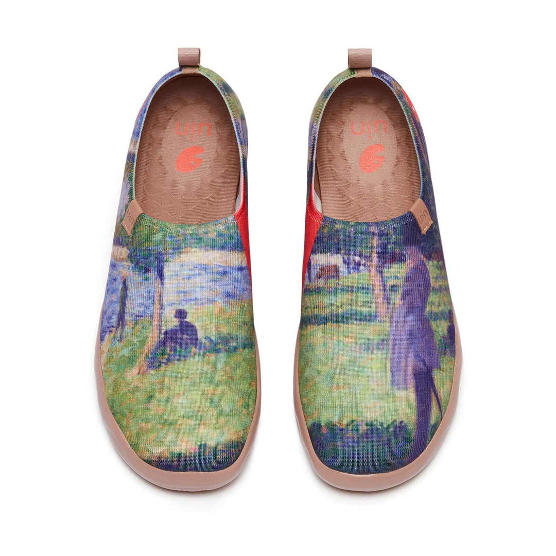 UIN Footwear Men Georges Seurat Study for 'La Grande Jatte�?Men Canvas loafers