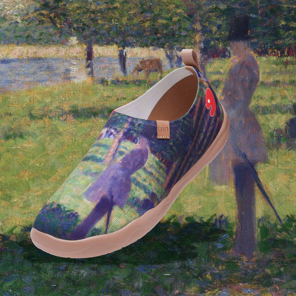 UIN Footwear Men Georges Seurat Study for 'La Grande Jatte�?Men Canvas loafers