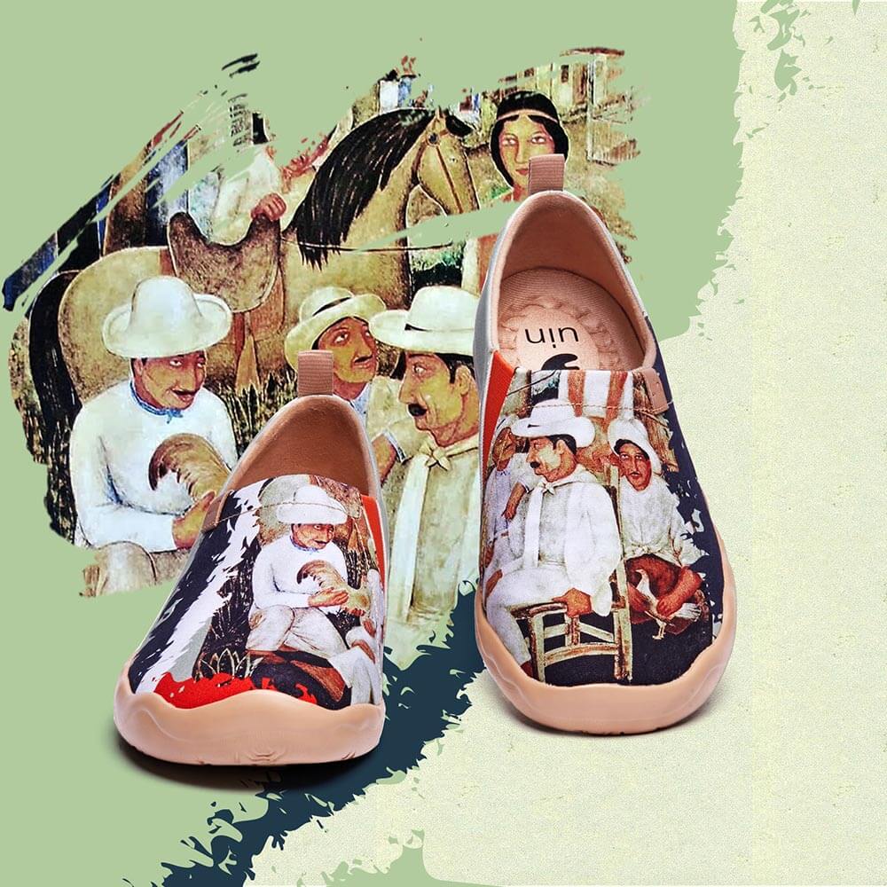 UIN Footwear Men Rural Life Canvas loafers