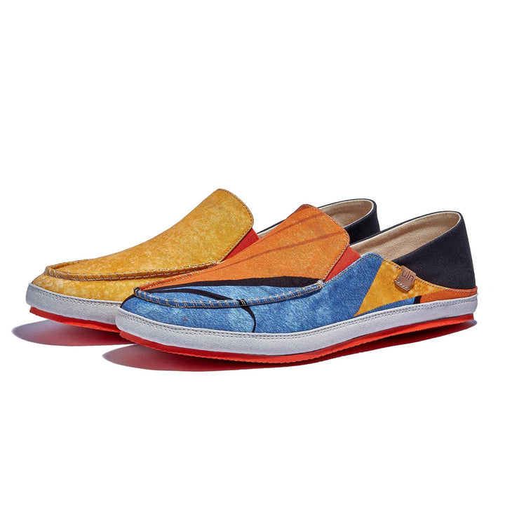 UIN Footwear Men Sunset Tree Shadow Formentera II Men Canvas loafers