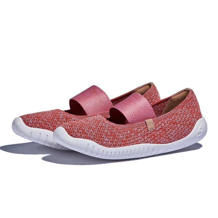 UIN Footwear Women Brick Pink Menorca VI Women Canvas loafers