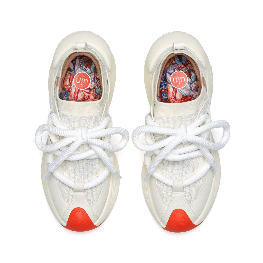 UIN Footwear Women Bright White Bilbao A2 Women Canvas loafers