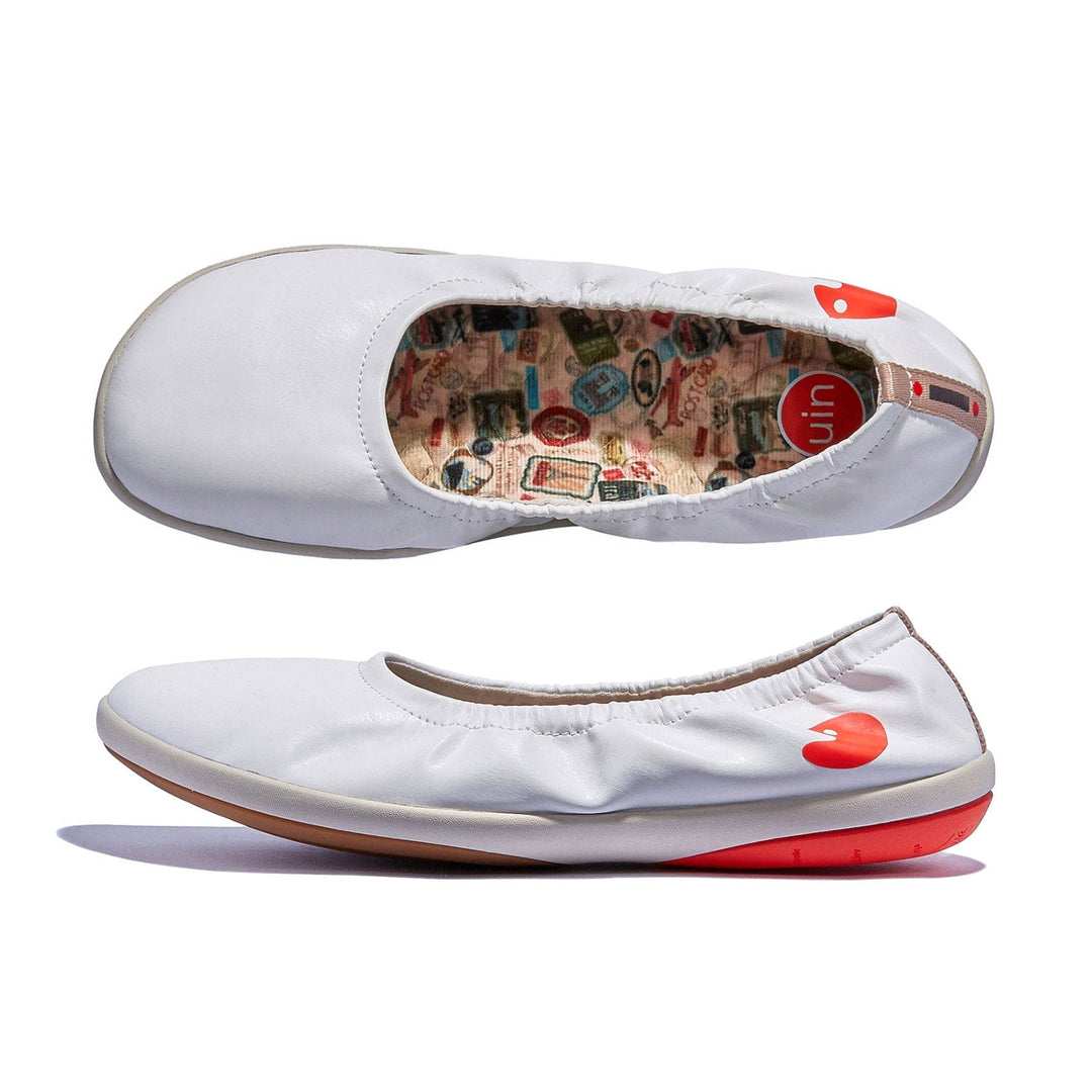 UIN Footwear Women Bright White Illetes IV Women Canvas loafers