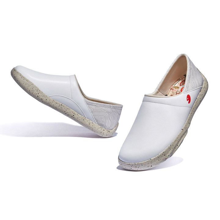 UIN Footwear Women Bright White Mojacar II Women Canvas loafers