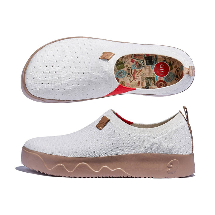 UIN Footwear Women Bright White Toledo IX Women Canvas loafers