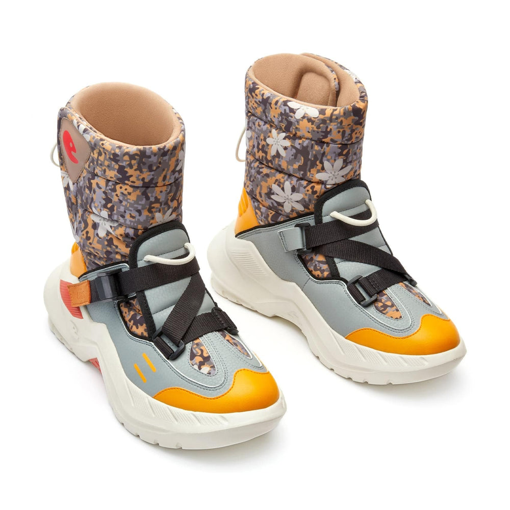UIN Footwear Women Camouflage Flower Rain Pathfinder Chueca VII Women Canvas loafers