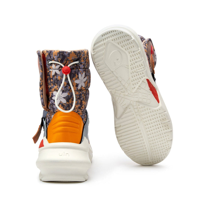 UIN Footwear Women Camouflage Flower Rain Pathfinder Chueca VII Women Canvas loafers