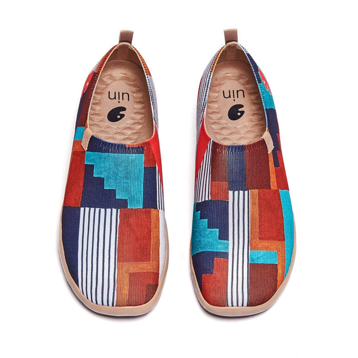 UIN Footwear Women Color Space Canvas loafers