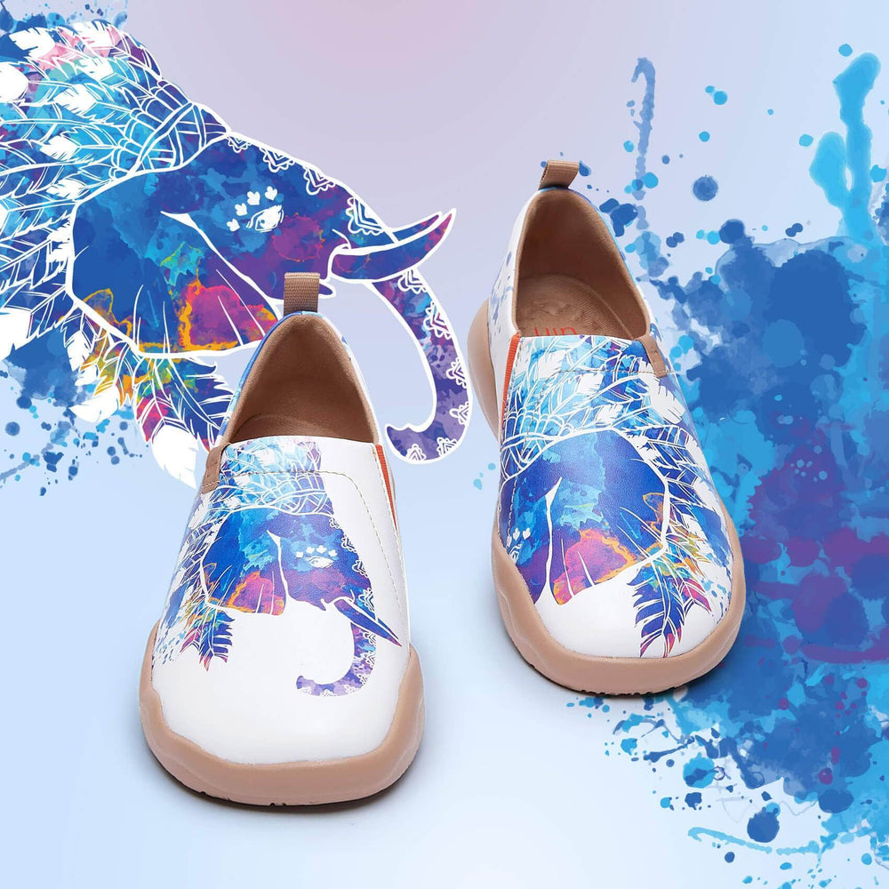 UIN Footwear Women Colored Elephant Toledo II Women Canvas loafers