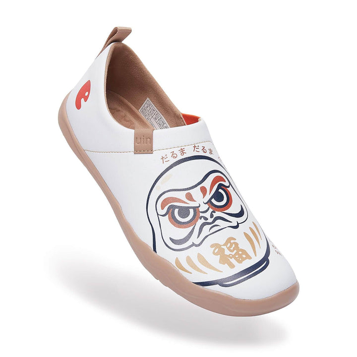 UIN Footwear Women Daruma-White Canvas loafers