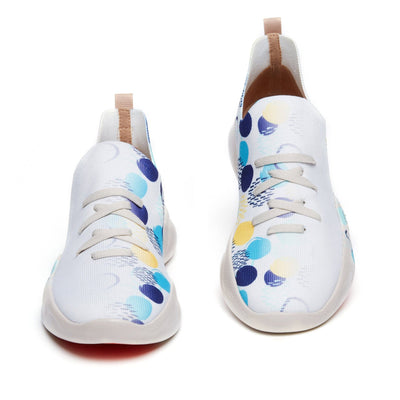 UIN Footwear Women Dotted Neon Mijas I Women Canvas loafers