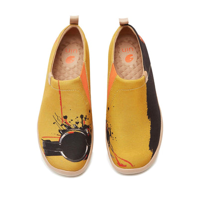 UIN Footwear Women Earphone Canvas loafers